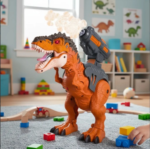 DINOSAURIO CONTROL REMOTO OJOS LASER